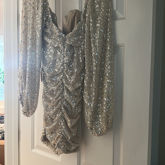 Sequin mini dress never worn great for new years!!! - Picture 3 of 4